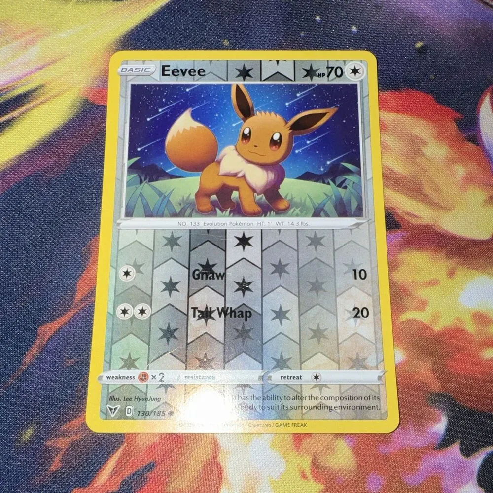Pokemon Eevee Card Lot x5 Reverse Holo + Holo Vivid Voltage Shining Fates NM